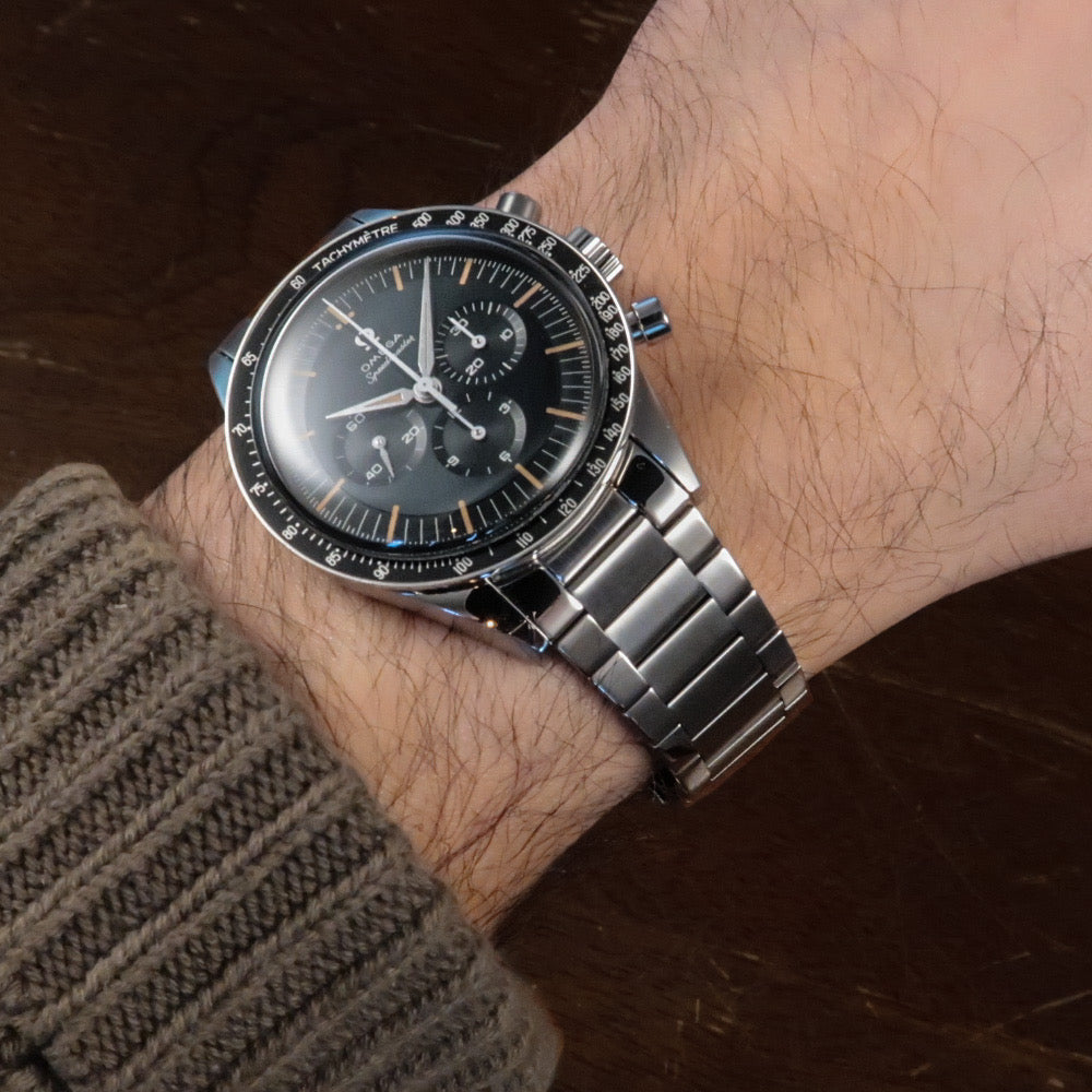 フォースナーForstner フラットリンクブレスレット オメガスピマスFOIS Forstner Flat Link Bracelet for Omega Speedmaster & FOIS