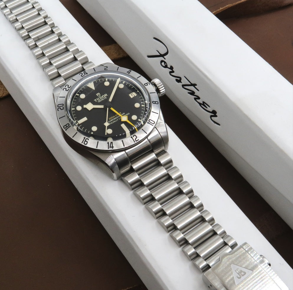 Forstner President (1450) Bracelet for Tudor Black Bay Pro