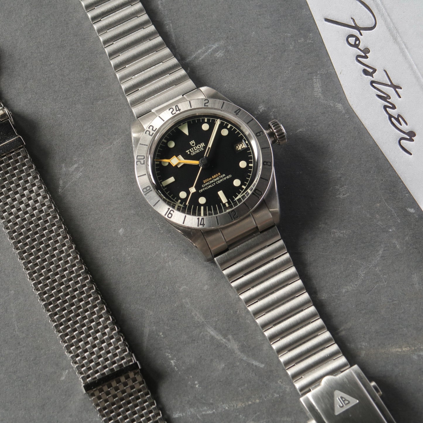 Forstner Barrel Bracelet for Tudor Black Bay Pro