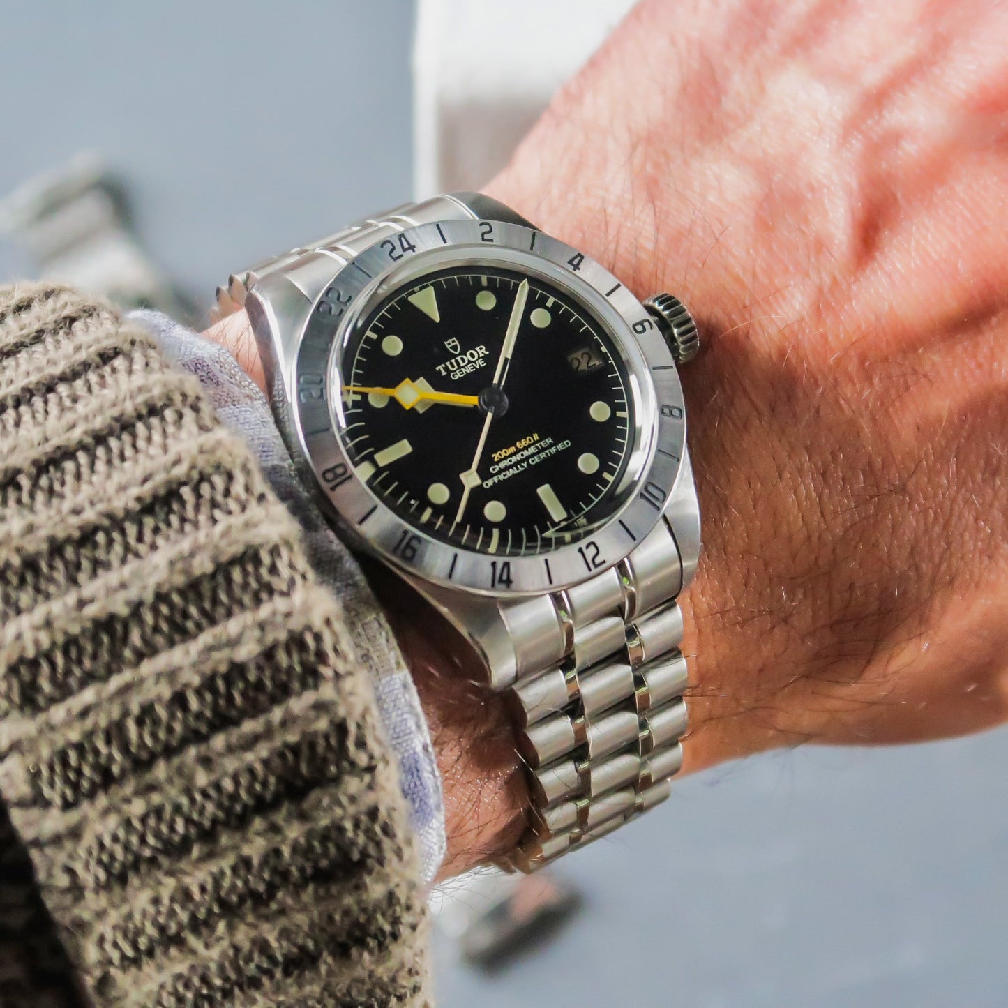 Bullet Bracelet for Tudor Black Bay Pro
