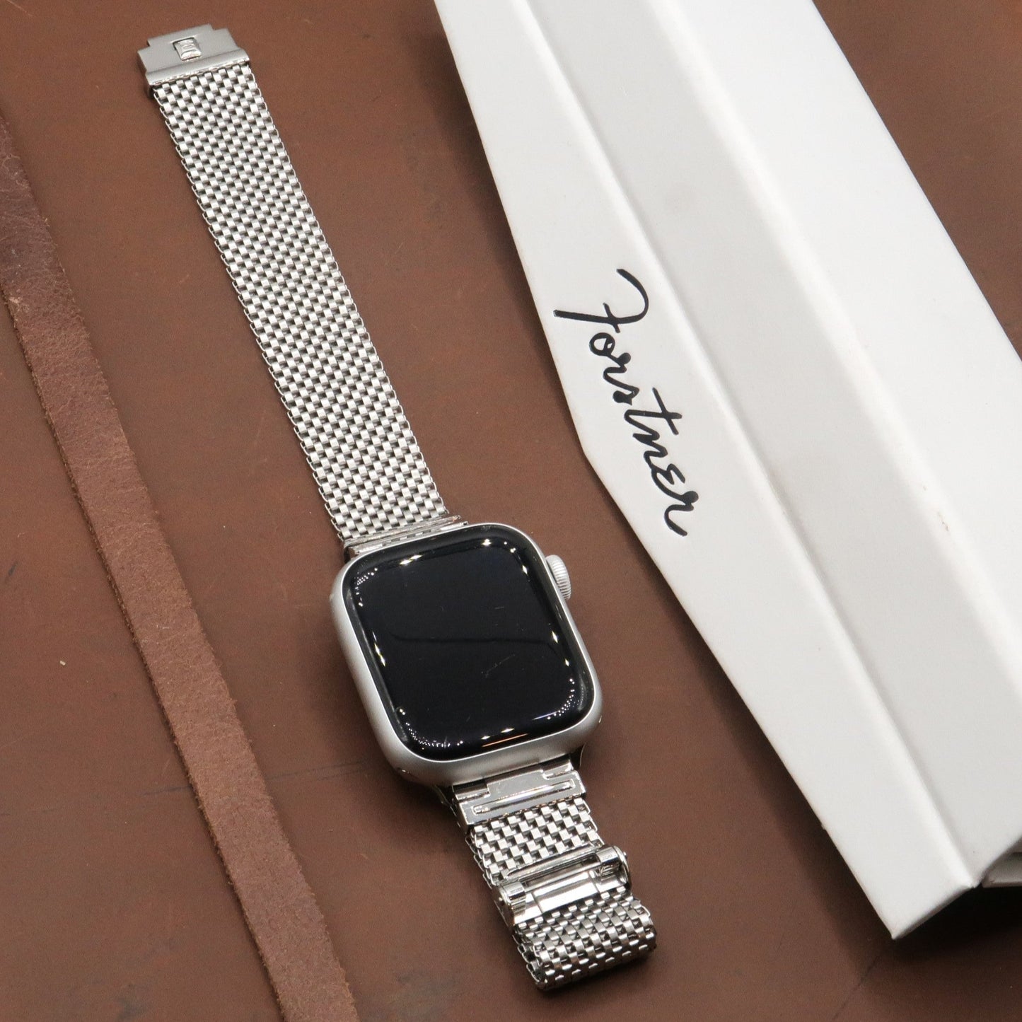 Wide Version Komfit "JB" Mesh Watch Bracelet for Apple Watch