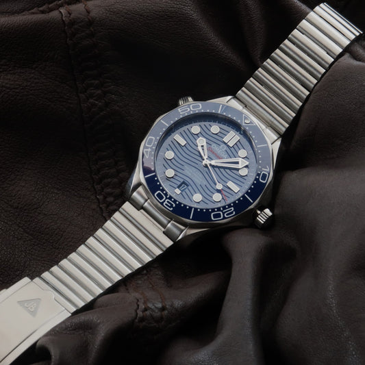 Forstner Barrel Bracelet for Omega Seamaster, Aqua Terra, Railmaster, and Planet Ocean