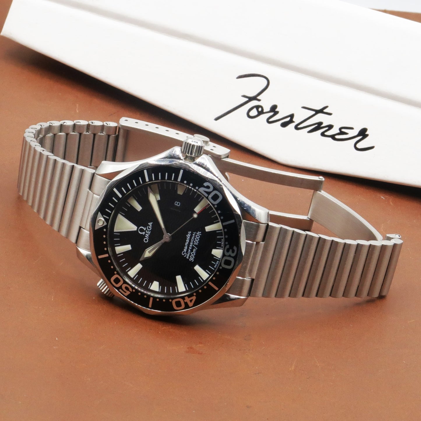 Forstner Barrel Bracelet for Omega Seamaster, Aqua Terra, Railmaster, and Planet Ocean