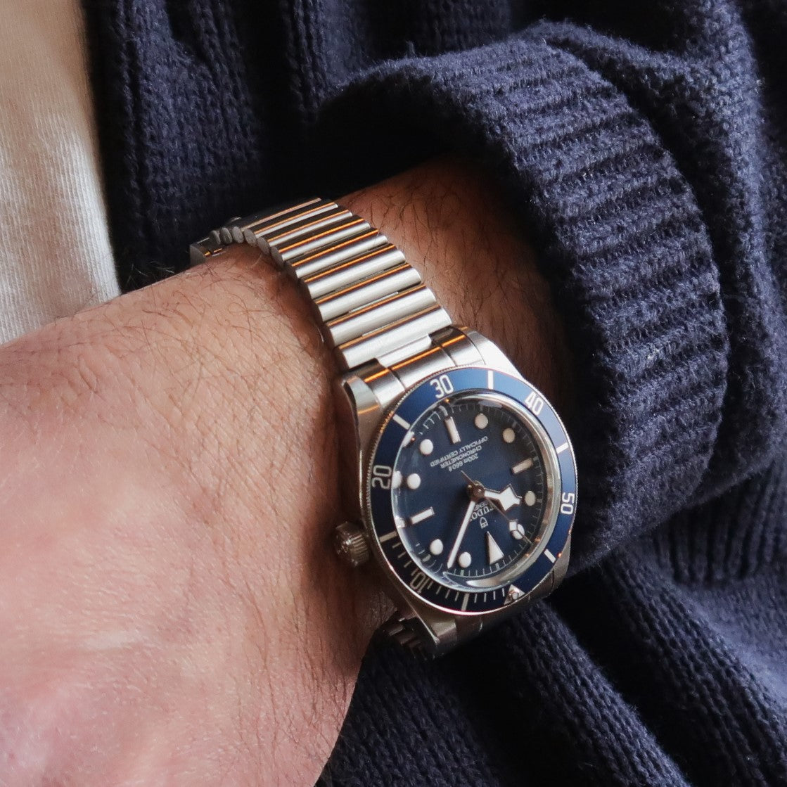 Forstner Barrel Bracelet for Tudor Black Bay 58 and Tudor Ranger 39