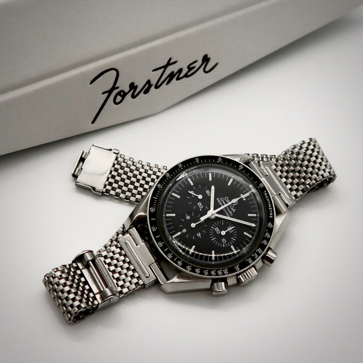 Forstner Komfit "JB" Mesh Watch Bracelet with Straight Ends