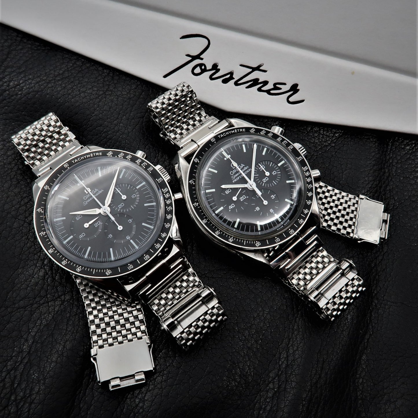 Forstner Komfit "JB" Mesh Watch Bracelet with Straight Ends