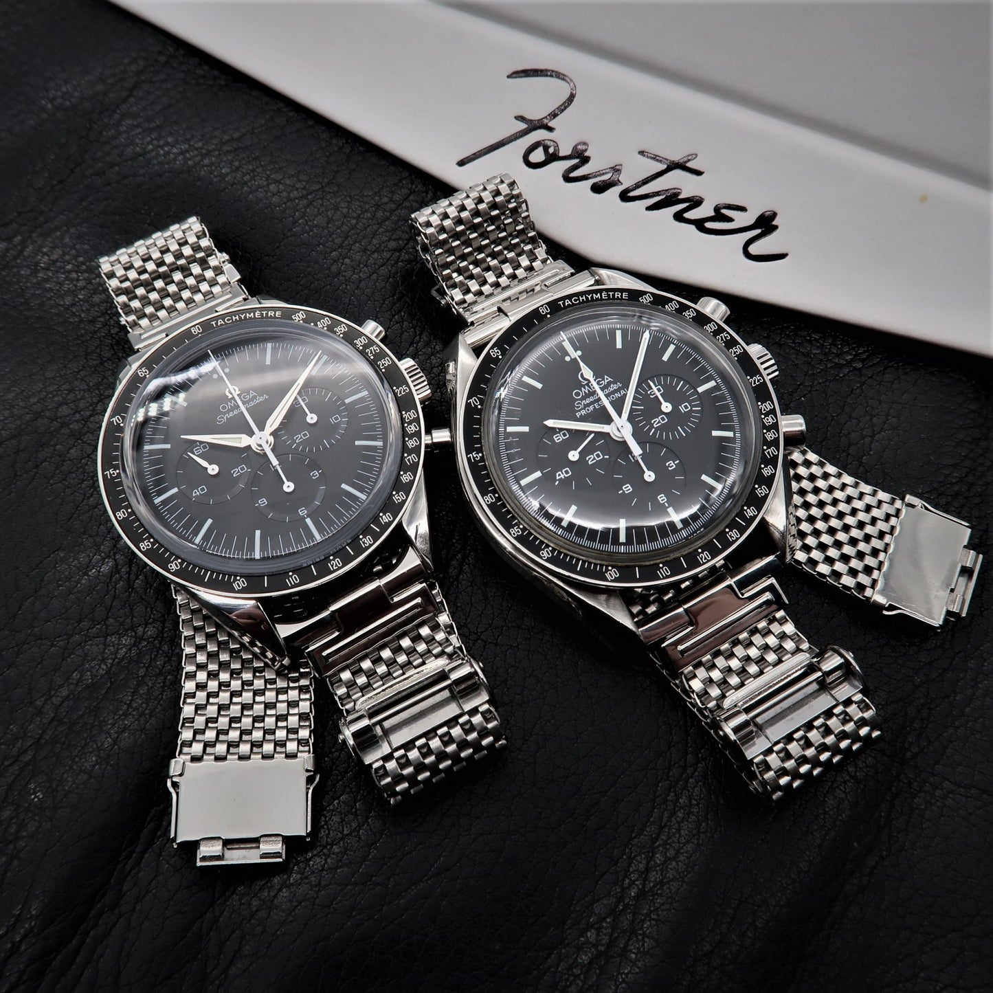 Forstner Komfit "JB" Mesh Watch Bracelet with Horned Ends
