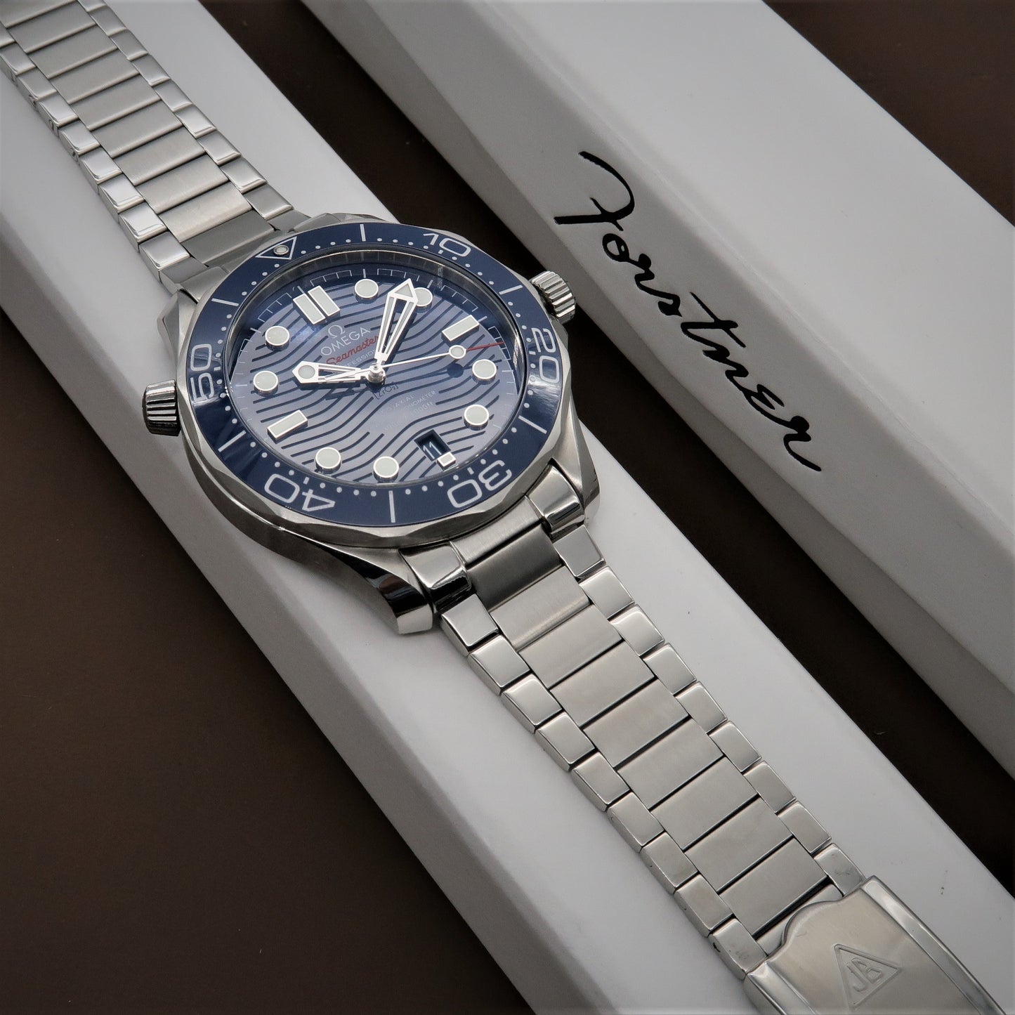 Forstner Flat Link Bracelet for Omega Seamaster, Aqua Terra, Railmaster, and Planet Ocean