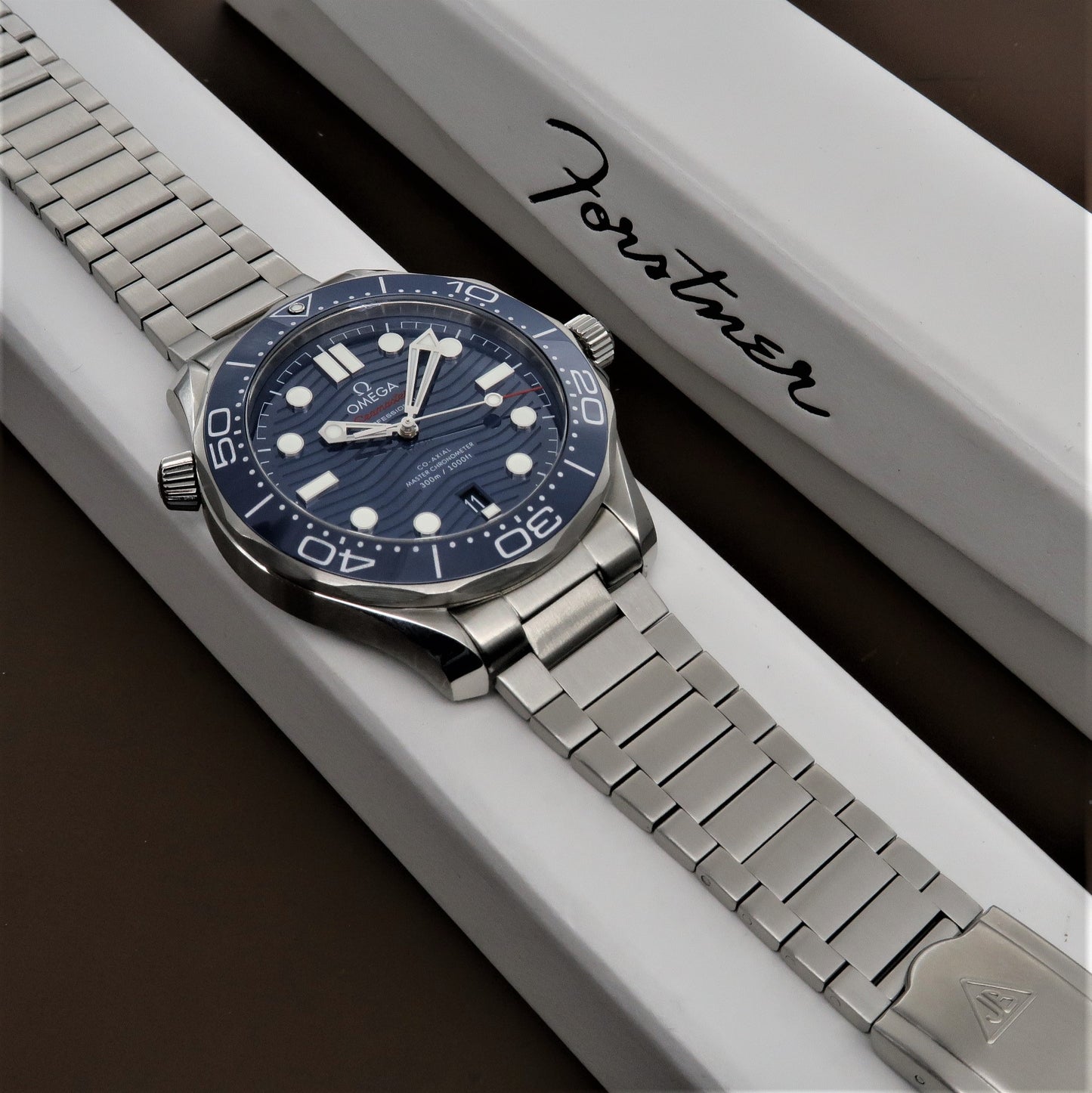 Forstner Flat Link Bracelet for Omega Seamaster, Aqua Terra, Railmaster, and Planet Ocean