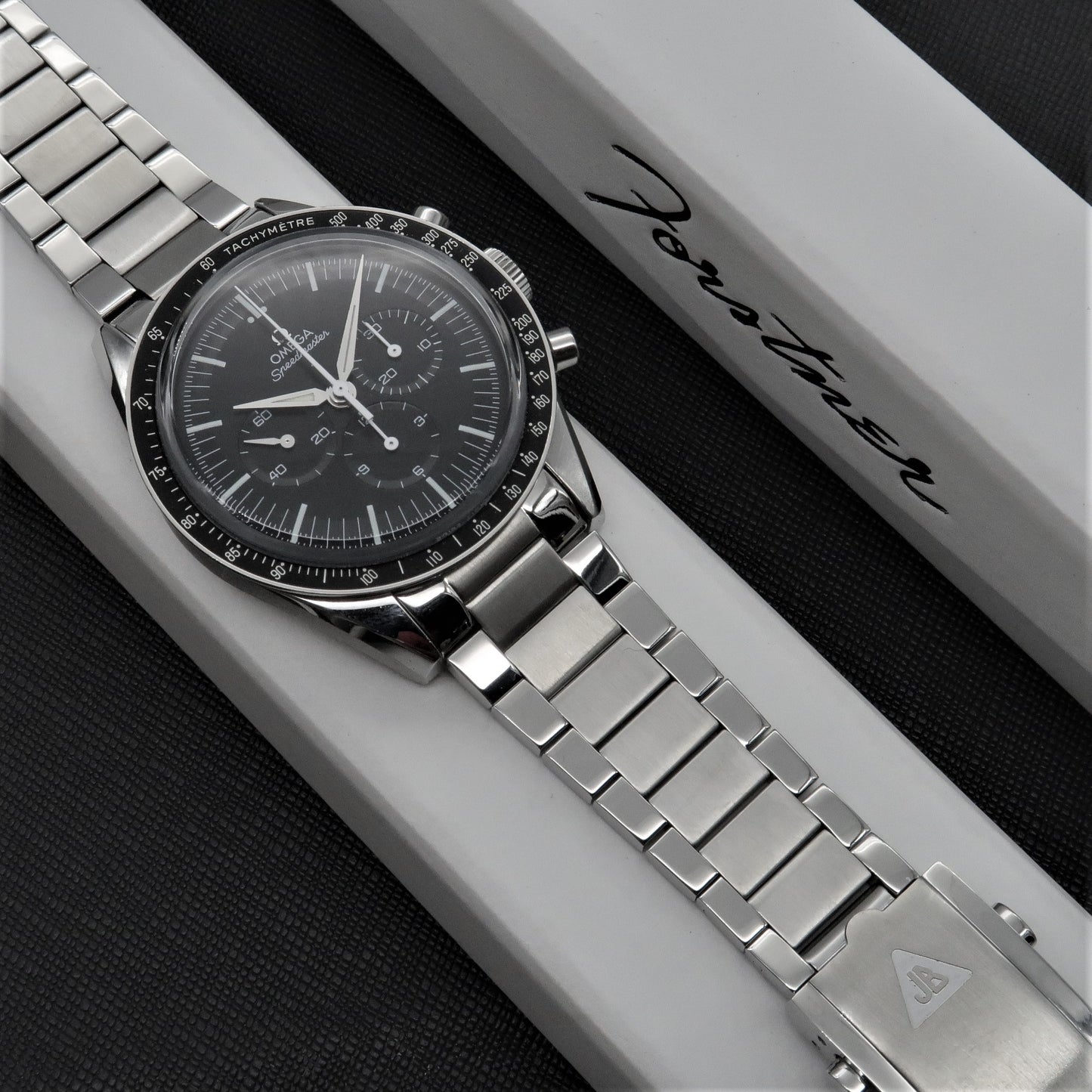 Contemporary Flat Link Bracelet for Omega Speedmaster