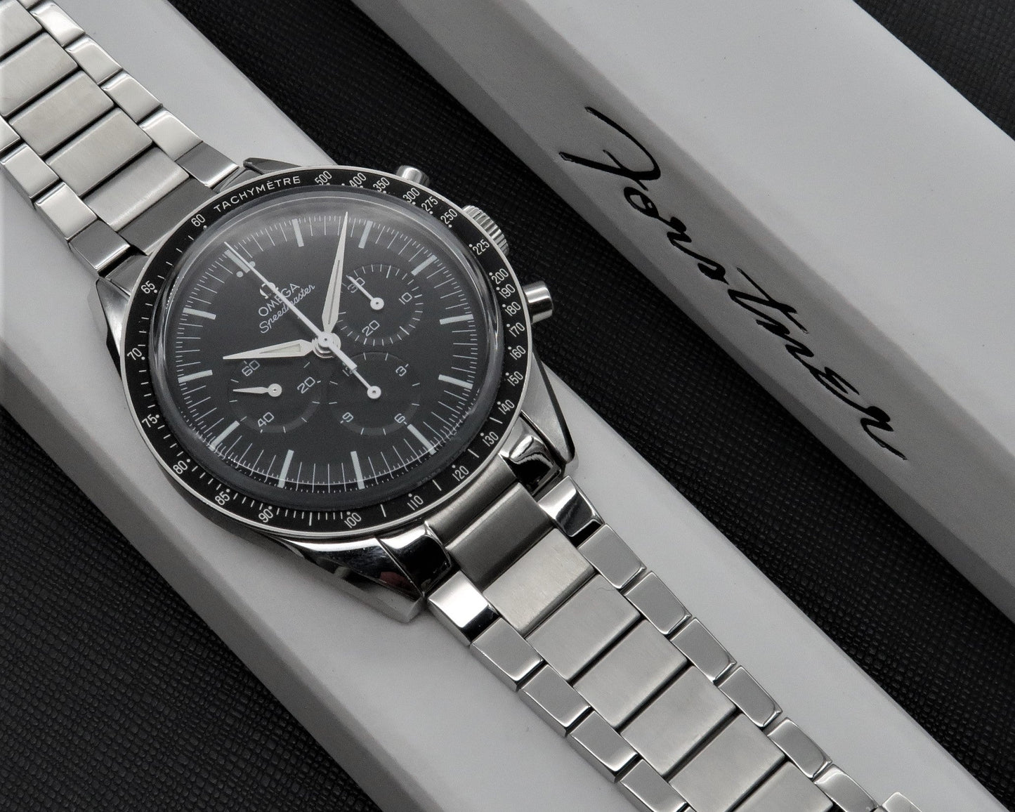 Contemporary Flat Link Bracelet for Omega Speedmaster