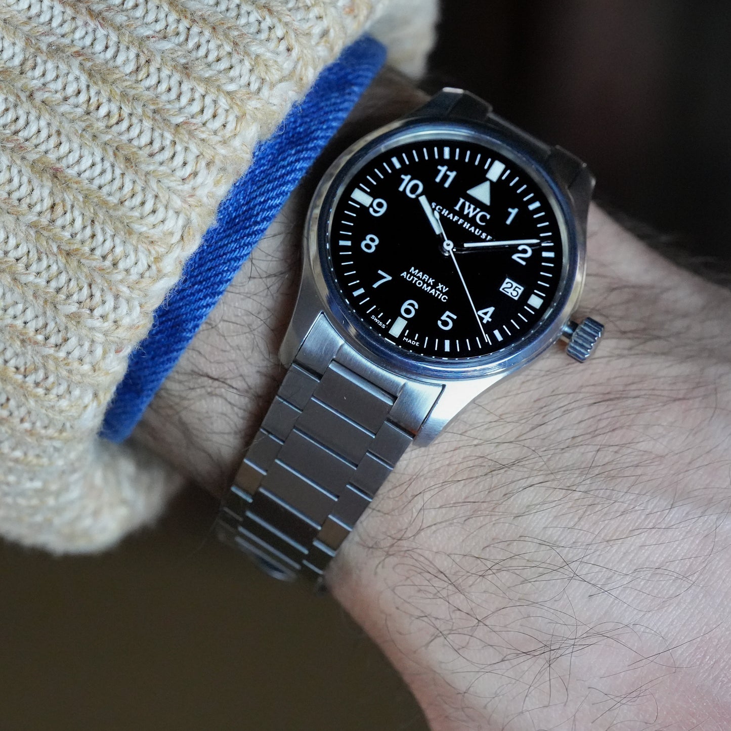 Forstner Flat Link Bracelet for IWC Mark XV