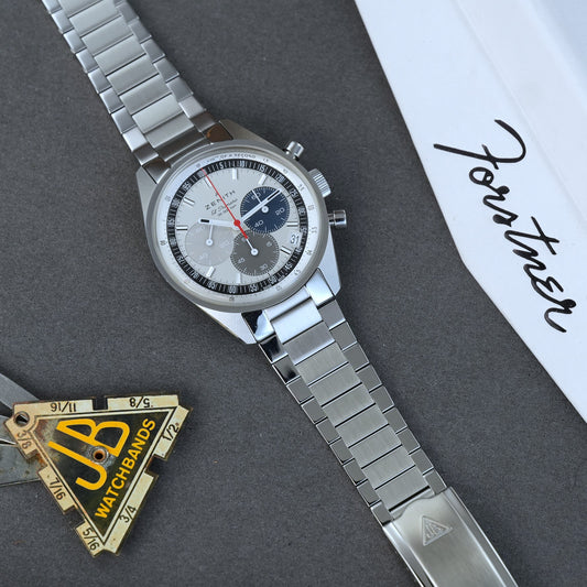 Forstner Flat Link Bracelet for Zenith El Primero Revival 38mm