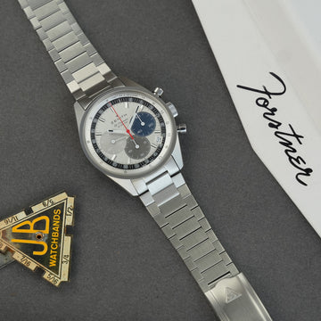 Lannister インフェルノx 50 Forstner Flat Link Bracelet for Zenith El Primero Revival 38mm