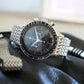 Forstner 11-Row Beads of Rice Bracelet for Omega Speedmaster Professional and FOIS