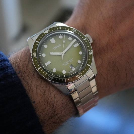 Contemporary Flat Link Bracelet for Oris Diver Sixty-Five