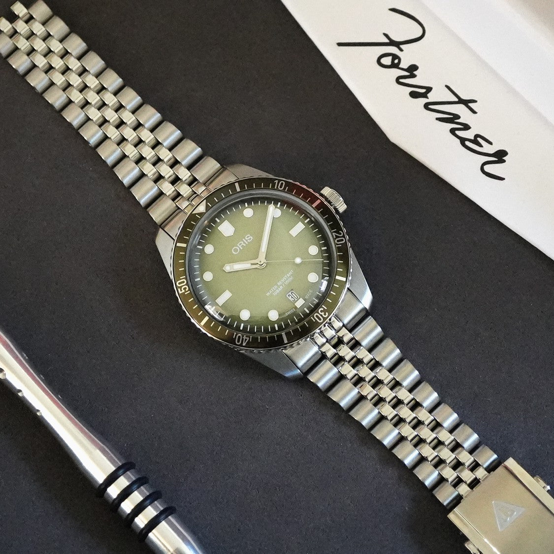 Forstner Model J Bracelet for Oris Diver Sixty-Five