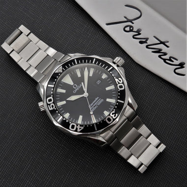 Contemporary Flat Link Bracelet for Omega Seamaster, Aqua
