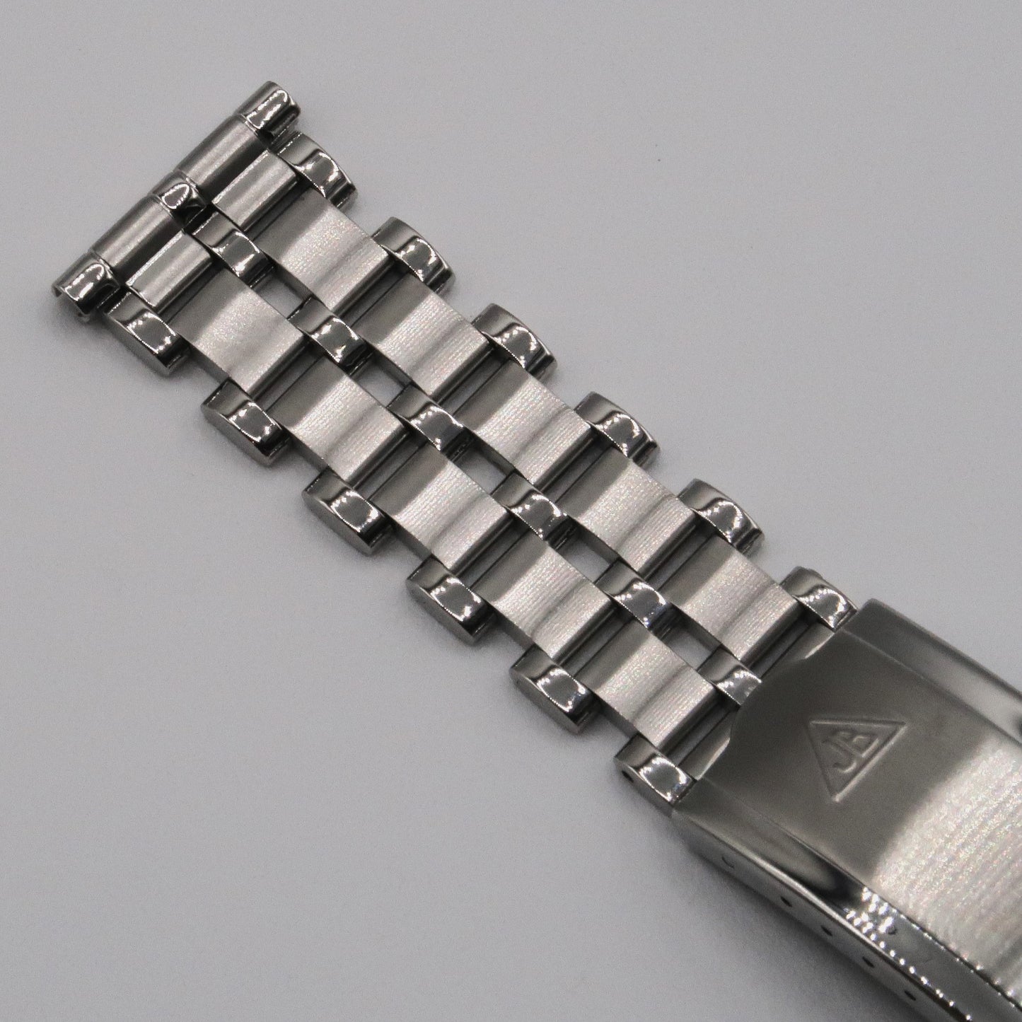 Forstner 5-Row Beads of Rice Stainless Steel Watch Bracelet