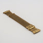 Gold Plated Wide Version Forstner Komfit "JB" Mesh Watch Bracelet