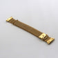 Gold Plated Forstner Komfit "JB" Mesh Watch Bracelet