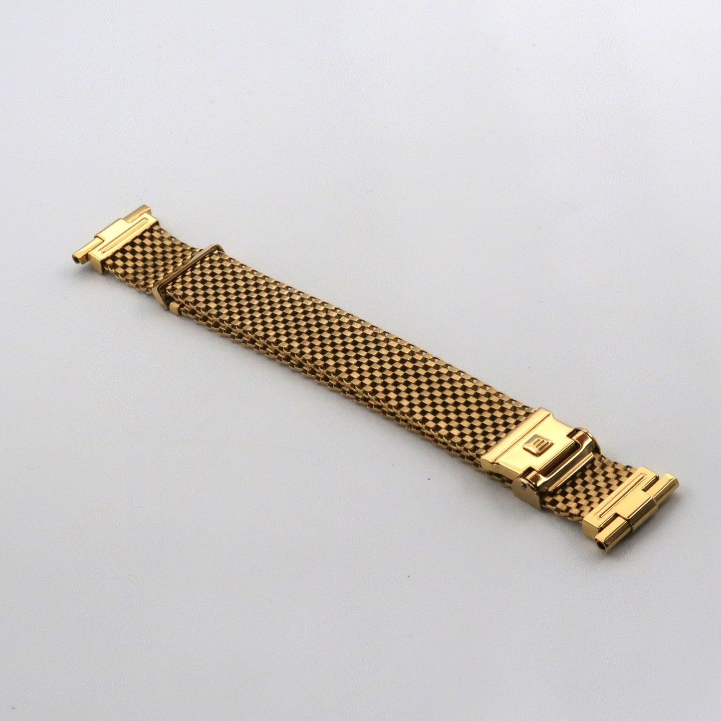 Gold Plated Forstner Komfit "JB" Mesh Watch Bracelet for Apple Watch