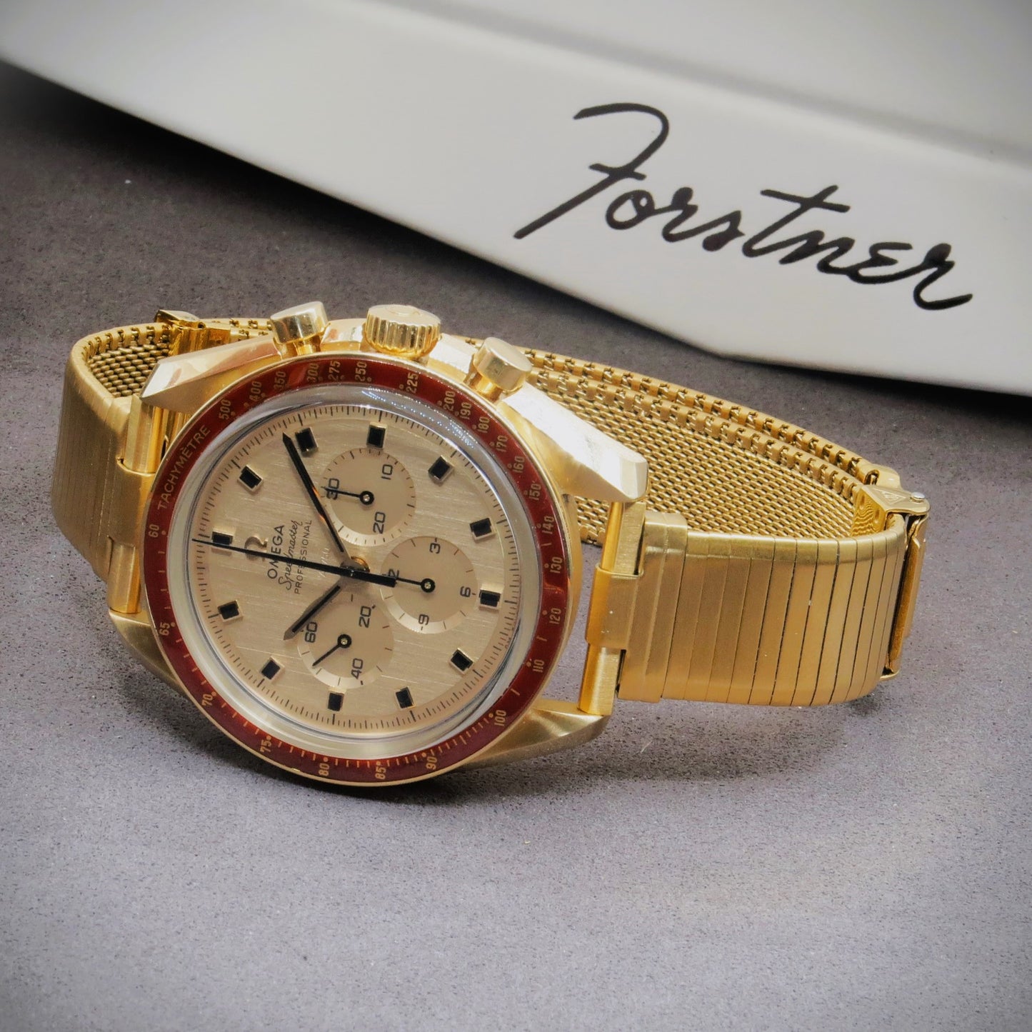 Gold Plated Forstner Komfit Military Type "Thin as a Dime"