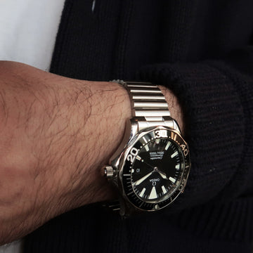 Forstner Barrel Bracelet for Omega Seamaster, Aqua Terra, Railmaster,