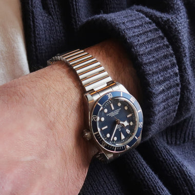 Cinturino Orologio Militare In Nylon Ecologico - Blu Rosso - Foto 2