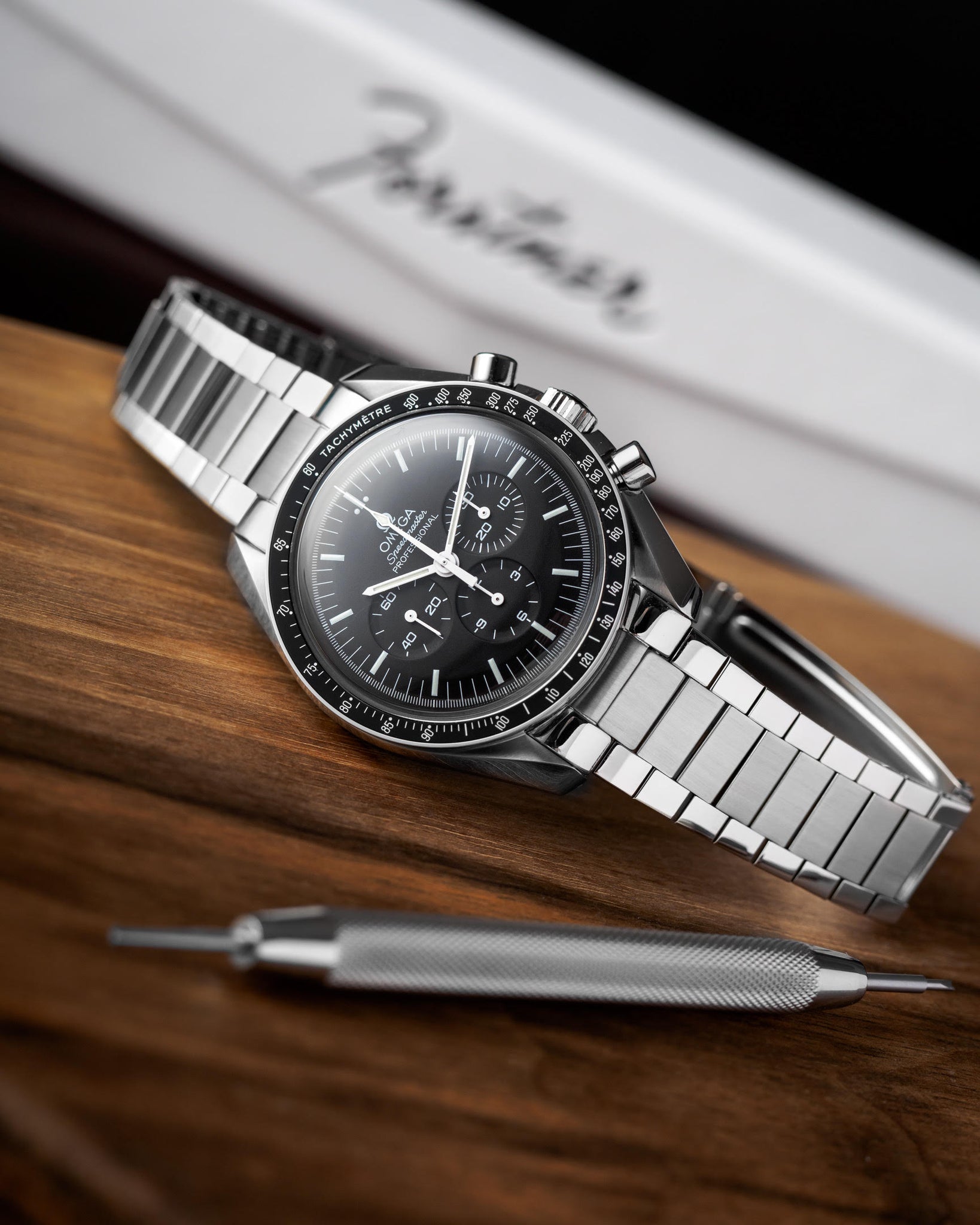 Forstner Flat Link Bracelet for Omega Speedmaster