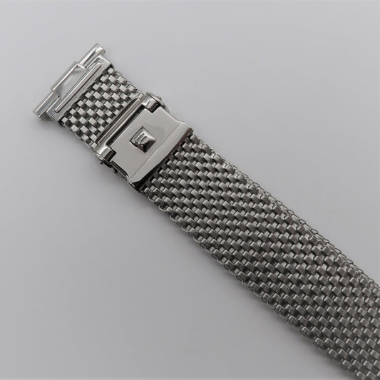 Wide Version Komfit "JB" Mesh Watch Bracelet with Straight Ends