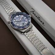 Forstner Flat Link Bracelet for Omega Seamaster, Aqua Terra, Railmaste