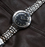 Vintage ACCUTRON Astronaut 1960's GMT Men's Watch W/ Rare Bullet Bracelet