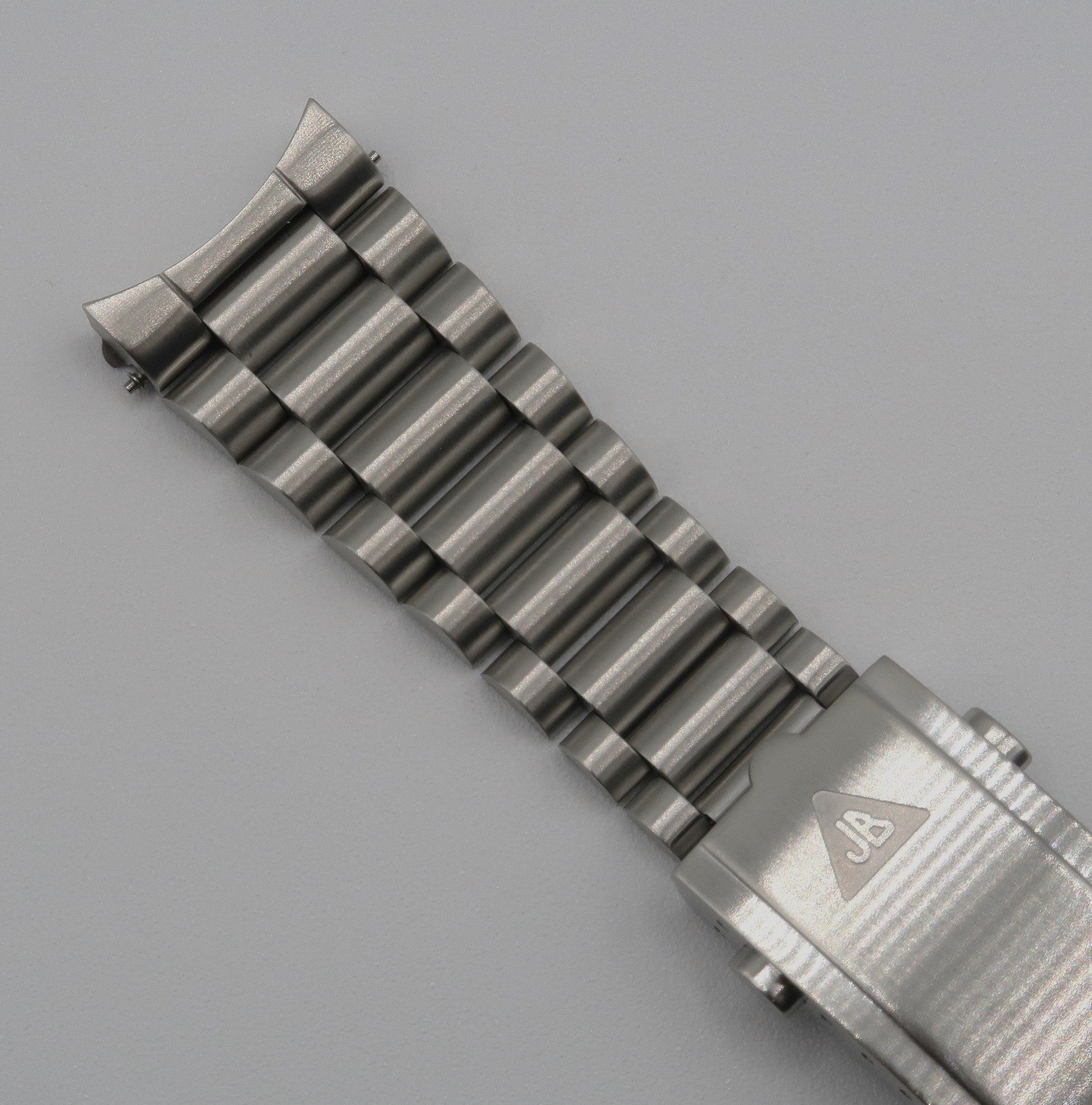 Forstner 9-Row Beads of Rice Stainless Steel Watch Bracelet